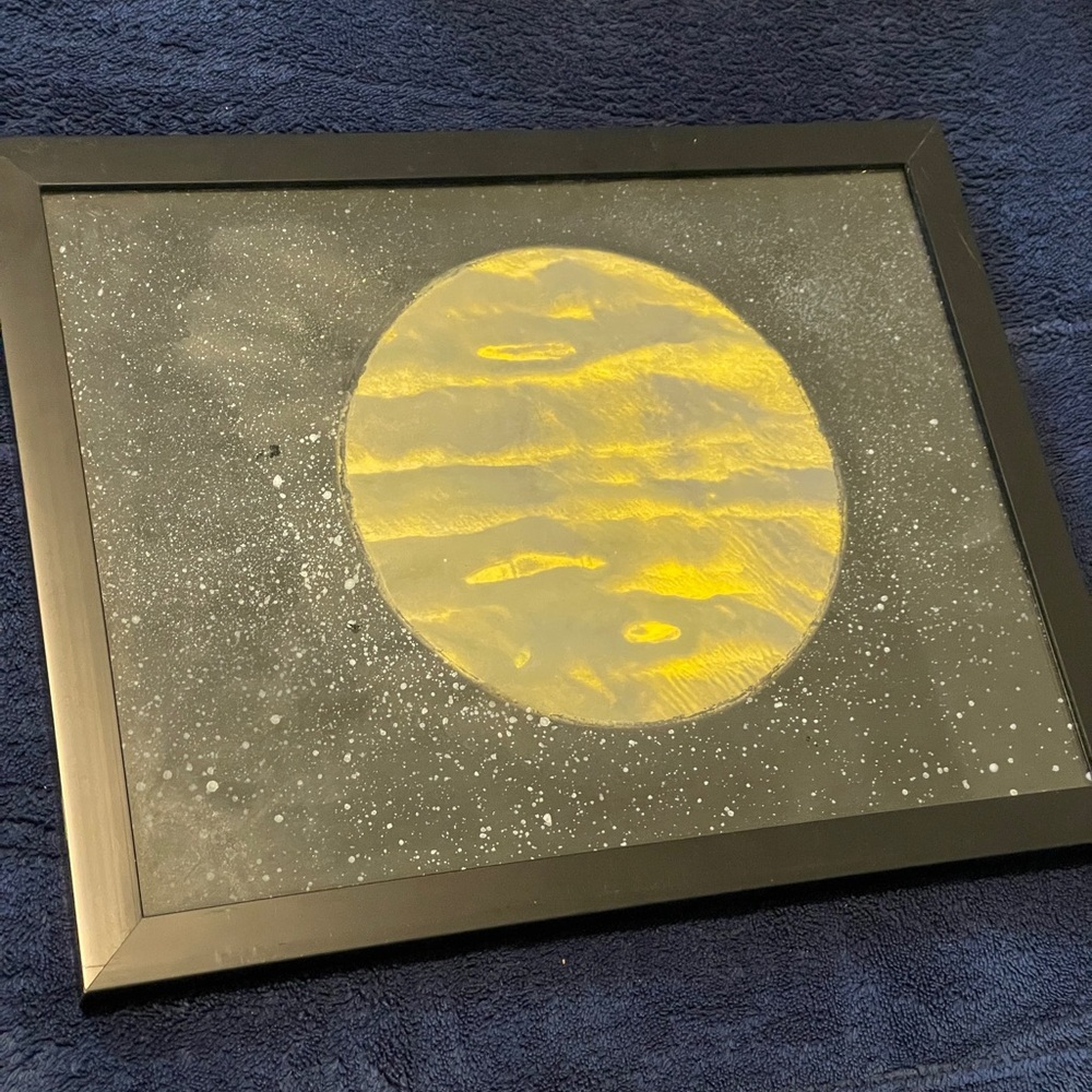 Yellow Planet Art Print